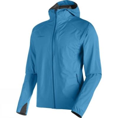 Chaquetas Mammut Ultimate Light SO Hooded Hombre Azules - Chile LPU598064